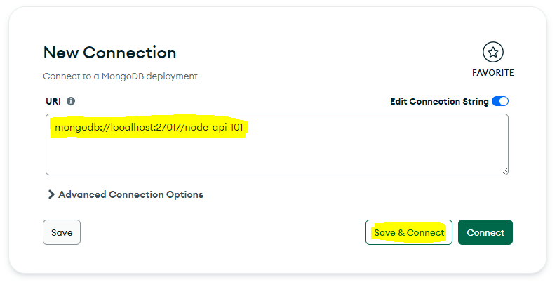 Connect MongoDB