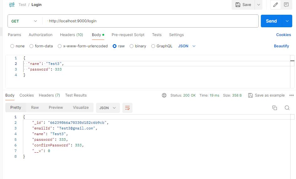 Login API